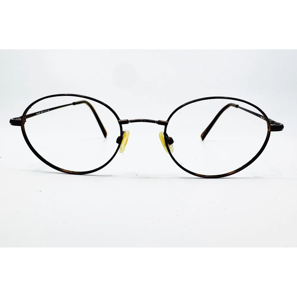 Chesterfield Eyeglasses Frames Unisex Brown Round Flexolite 688 49-20-145